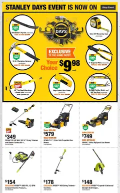 Home Depot flyer valid from 31.07.2025 | Page: 4 | Products: Mower