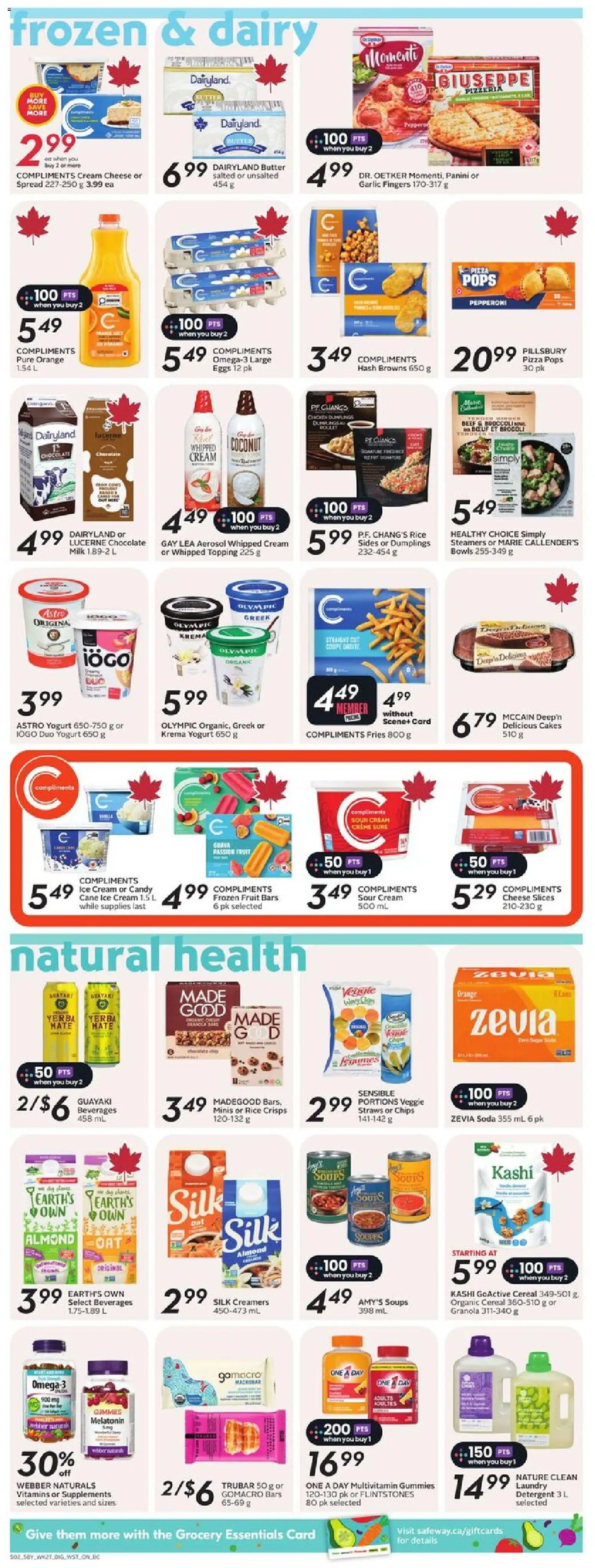 Safeway flyer valid from 30.10.2025 | Page: 10 | Products: Beef, Chips, Milk, Pizza