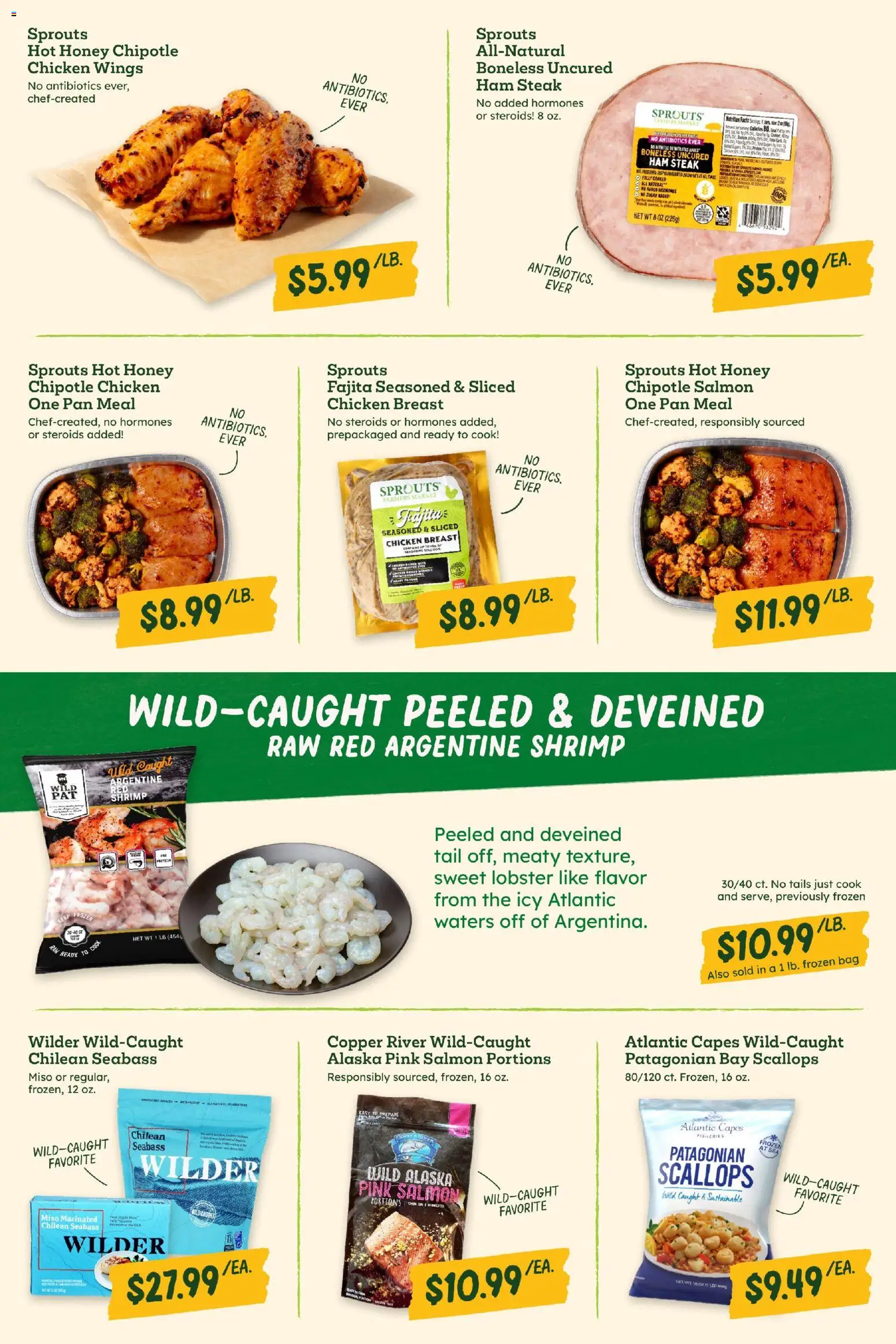 Sprouts Monthly Ad - valid from 25.03.2026 | Page: 26 | Products: Pan, Ham, Bag