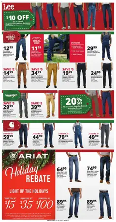 Preview of Rural King weekly ads valid from 15.12.2025 | Page: 3 | Products: Workwear, Canvas, Pants, Jeans
