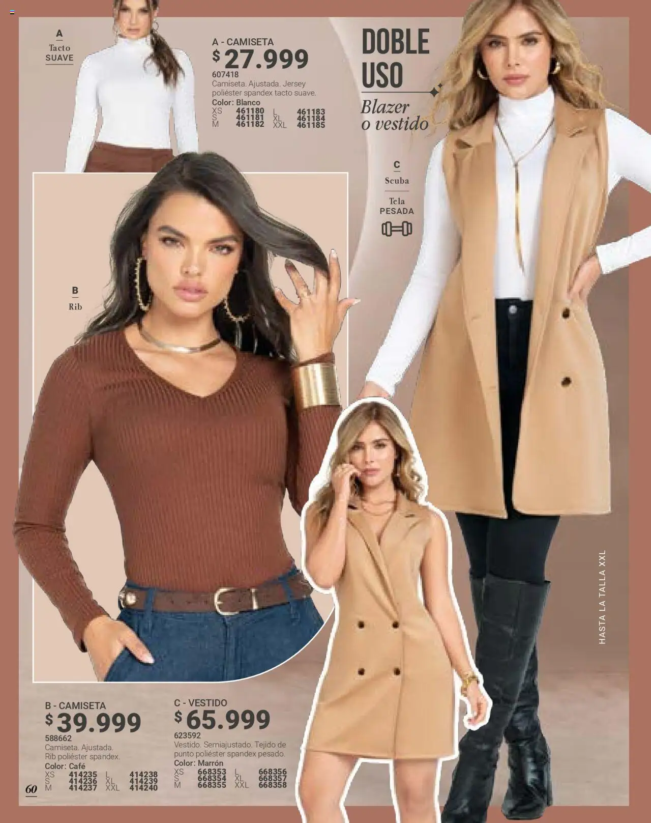 Carmel revista - valida desde el 09.07.2025 | Página: 60 | Productos: Blazer, Camiseta, Vestido, Café