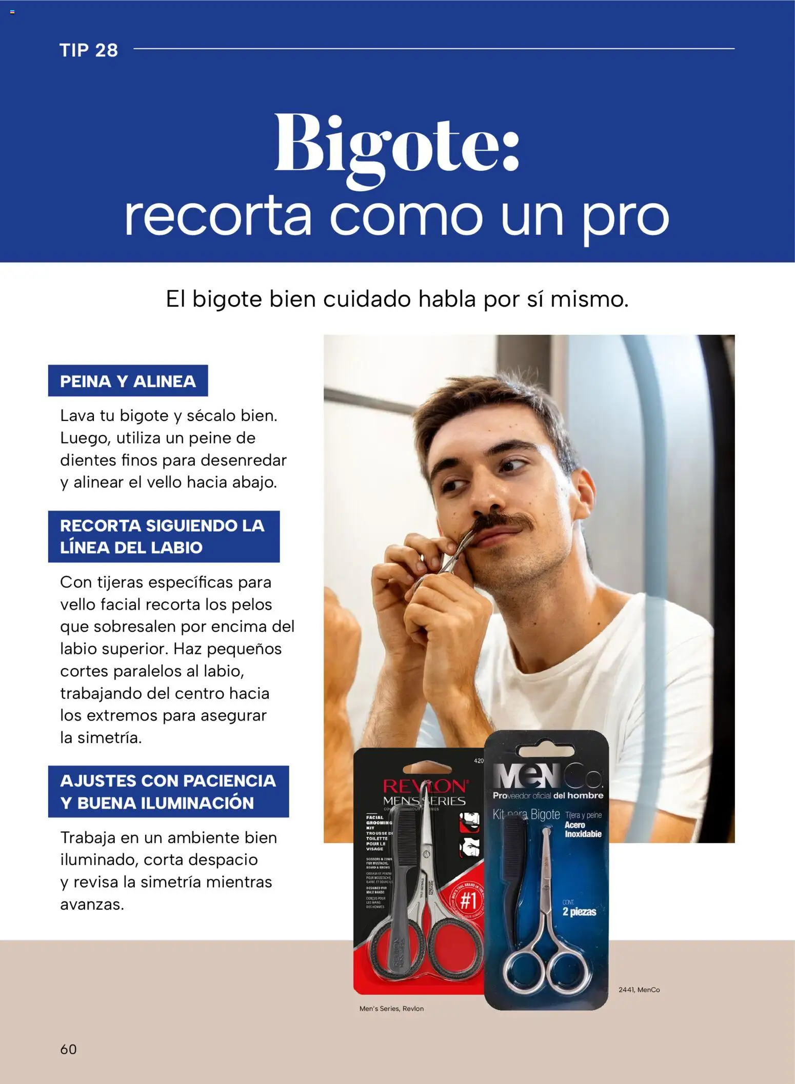 Nuevas ofertas de Chedraui válidas en toda la República Mexicana desde el 24.10.2025. ¡Encuentra las mejores ofertas en Chedraui folleto Vive Bella! | Página: 60 | Productos: Tijera, Peine