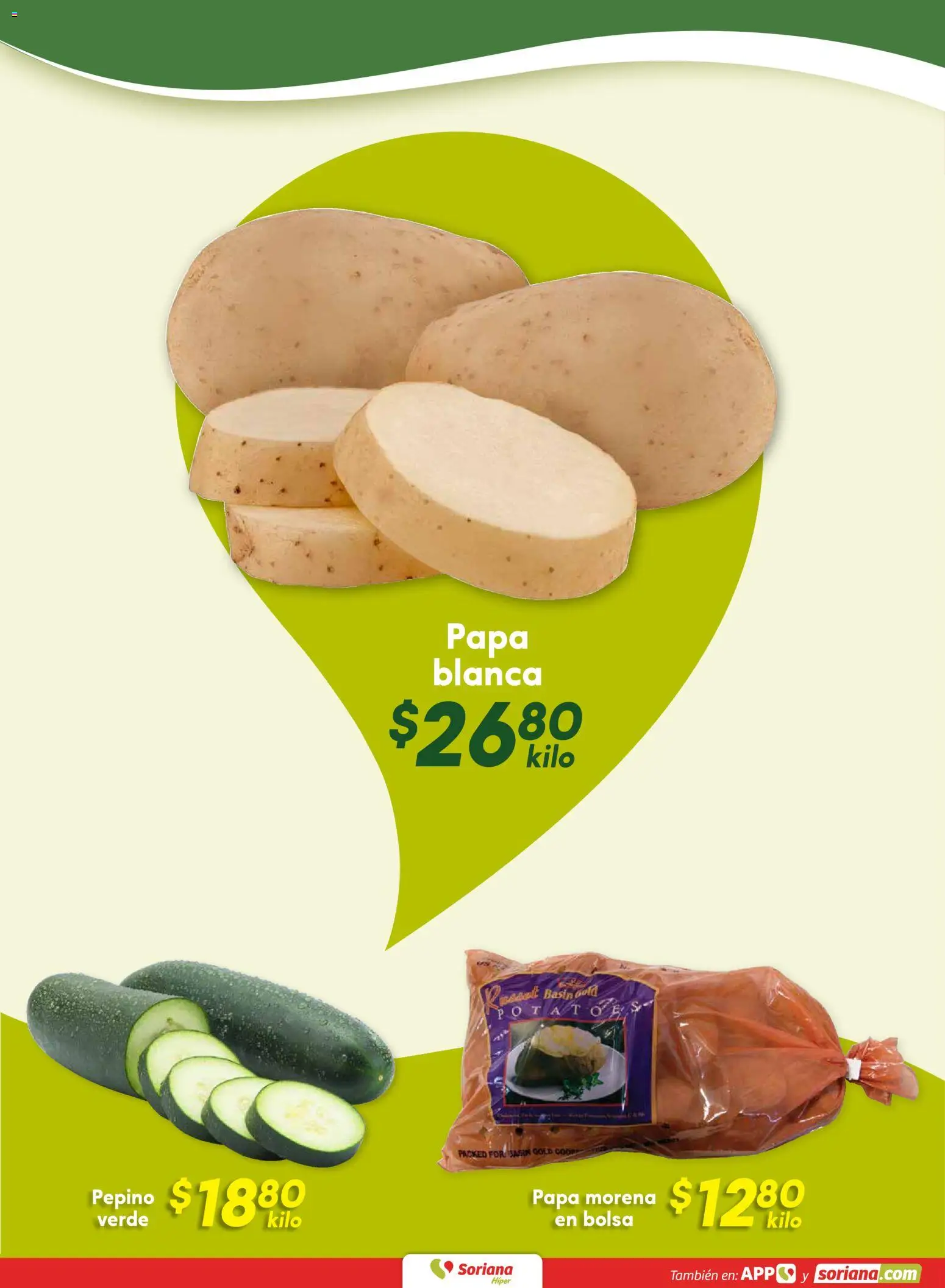 Nuevas ofertas de Soriana válidas en toda la República Mexicana desde el 16.01.2026. ¡Encuentra las mejores ofertas en Soriana - Fin de Semana Híper: Saltillo y Torreón! | Página: 10 | Productos: Papa, Bolsa