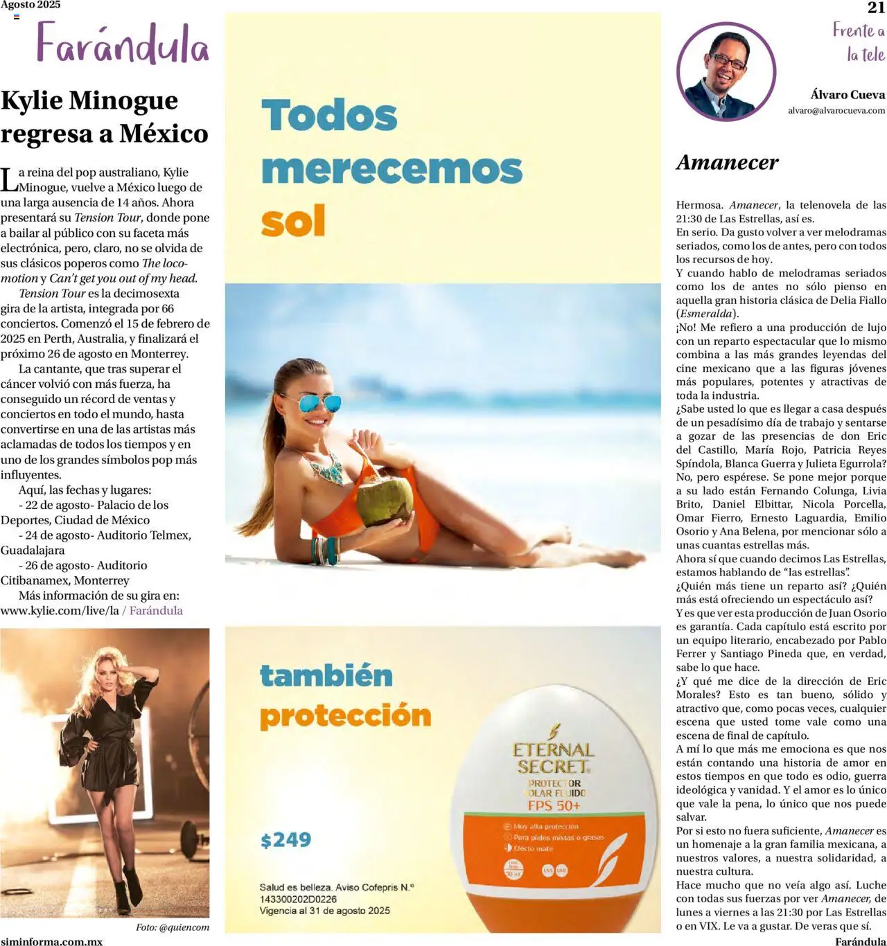 Nuevas ofertas de Farmacias Similares válidas en toda la República Mexicana desde el 15.08.2025. ¡Encuentra las mejores ofertas en Farmacias Similares - Catálogo Siminforma! | Página: 21 | Productos: Mate, Protector solar