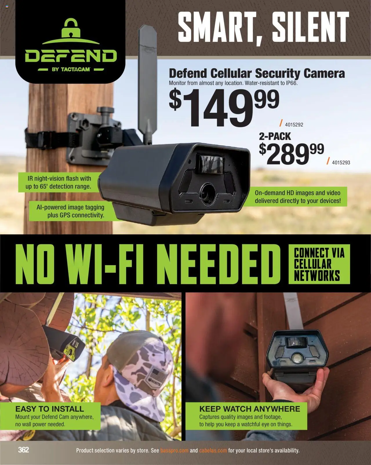 Cabela's Hunting Master 25 - valid from 11.08.2025 | Page: 362 | Products: Watch, Monitor, Video, Camera