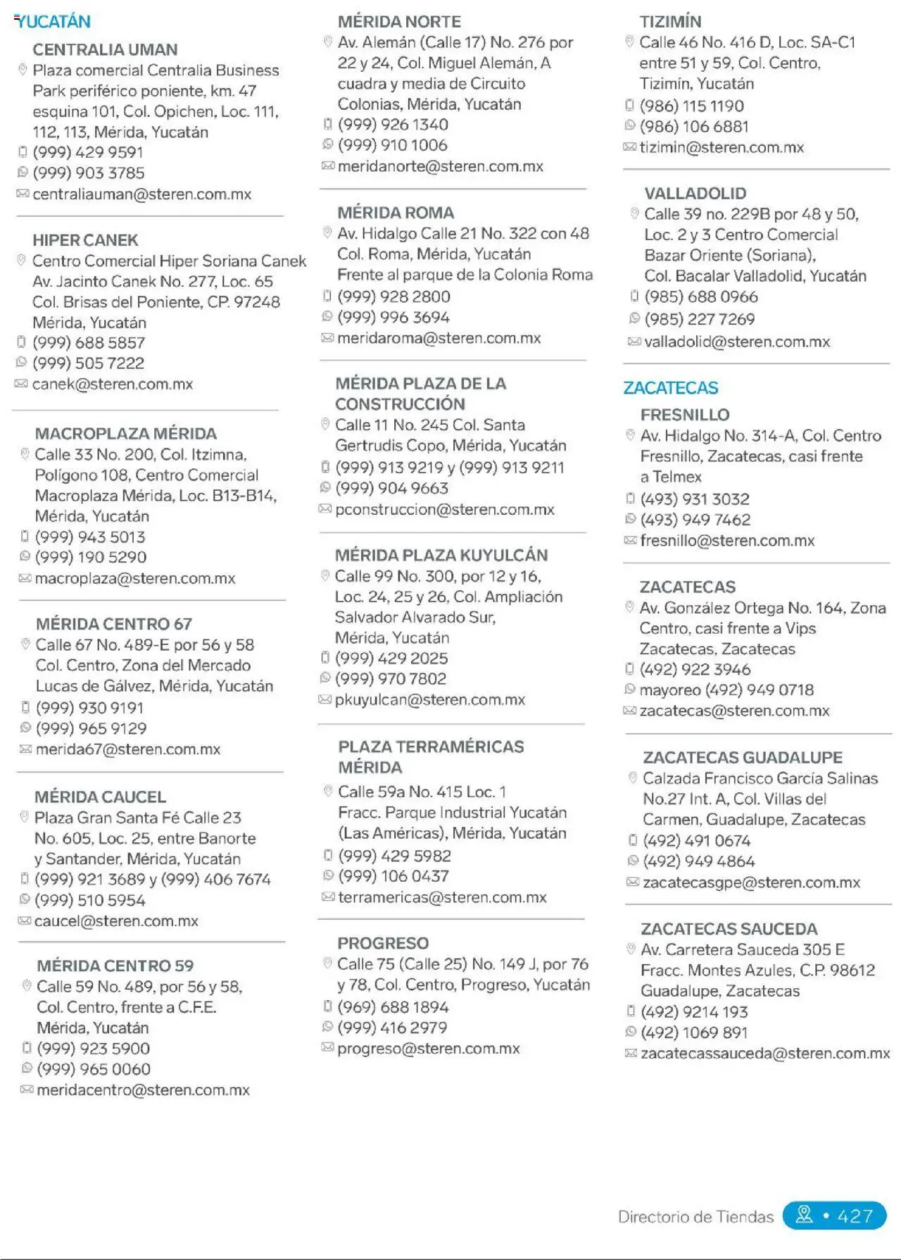 Nuevas ofertas de Steren válidas en toda la República Mexicana desde el 01.01.2025. ¡Encuentra las mejores ofertas en Steren catálogo! | Página: 445