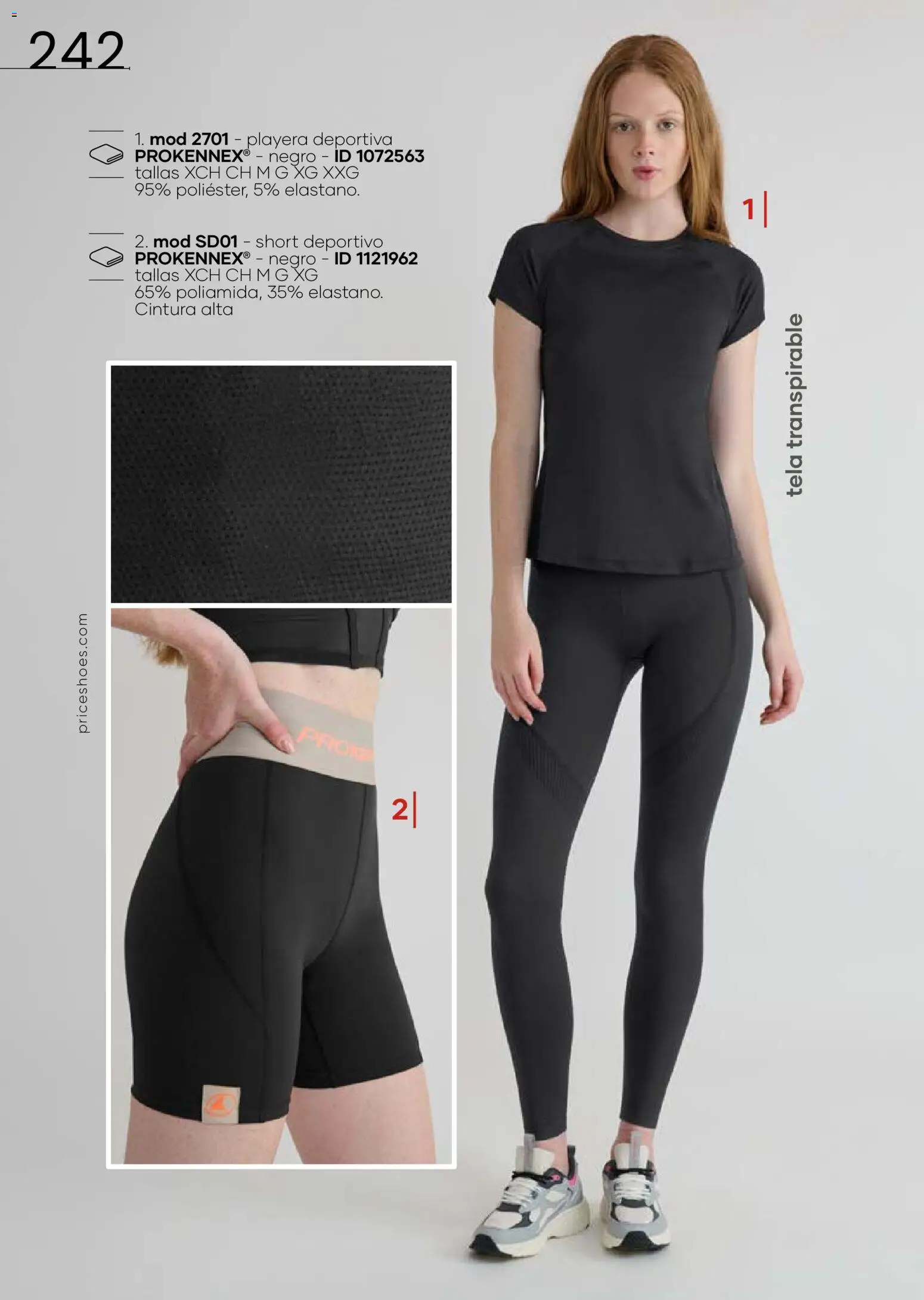 Nuevas ofertas de Price Shoes válidas en toda la República Mexicana desde el 27.11.2025. ¡Encuentra las mejores ofertas en Price Shoes catálogo Cierre De Temporada ! | Página: 242 | Productos: Playera, Short