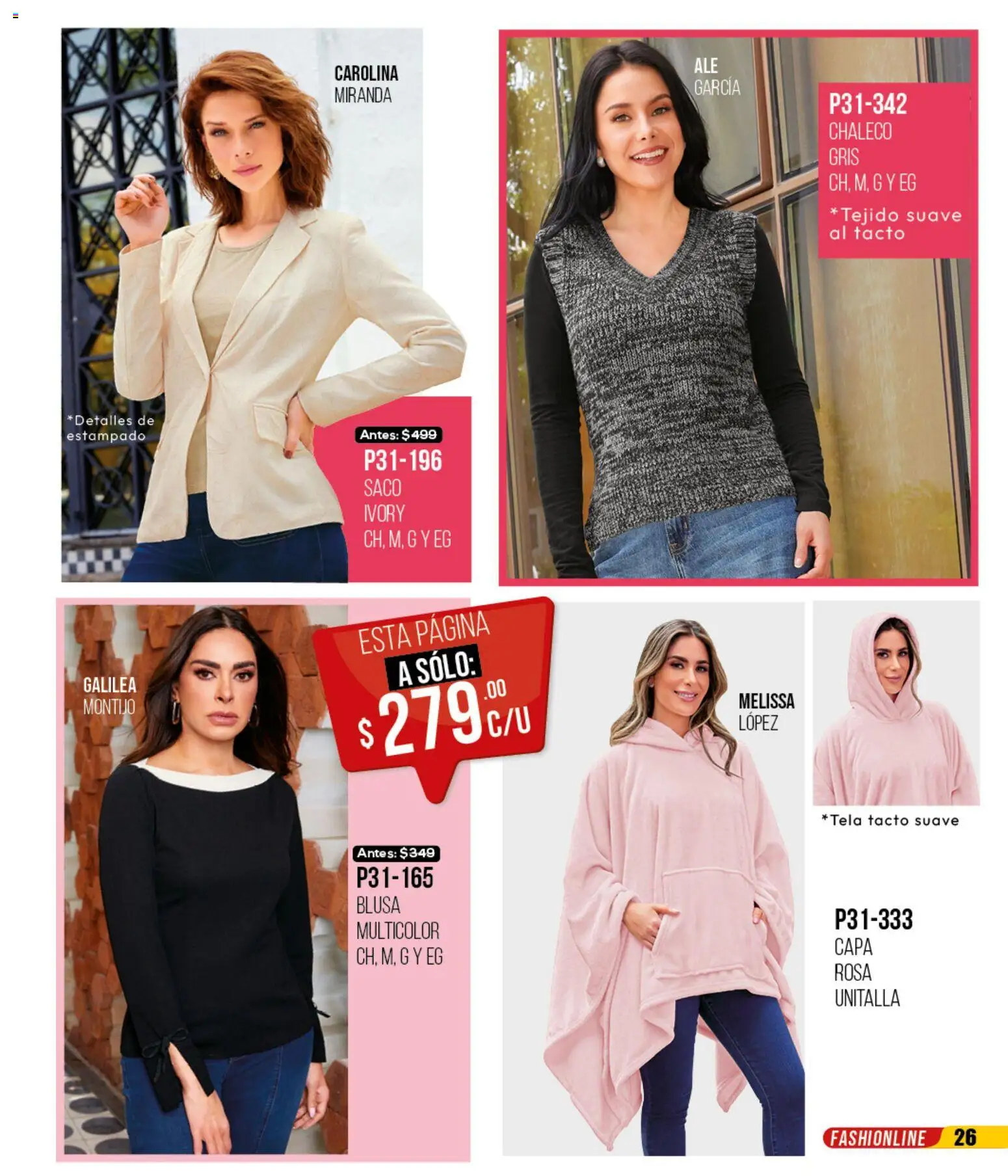 Nuevas ofertas de Cklass válidas en toda la República Mexicana desde el 12.01.2026. ¡Encuentra las mejores ofertas en Cklass catálogo Mega Ofertas Ropa! | Página: 27 | Productos: Blusa, Chaleco