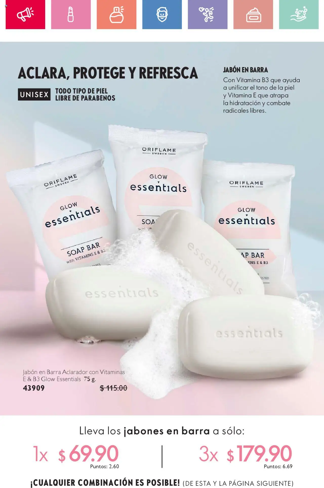 Nuevas ofertas de Oriflame válidas en toda la República Mexicana desde el 02.08.2025. ¡Encuentra las mejores ofertas en Oriflame - Campaña 11 2025! | Página: 66 | Productos: Vitaminas, Barra, Jabón