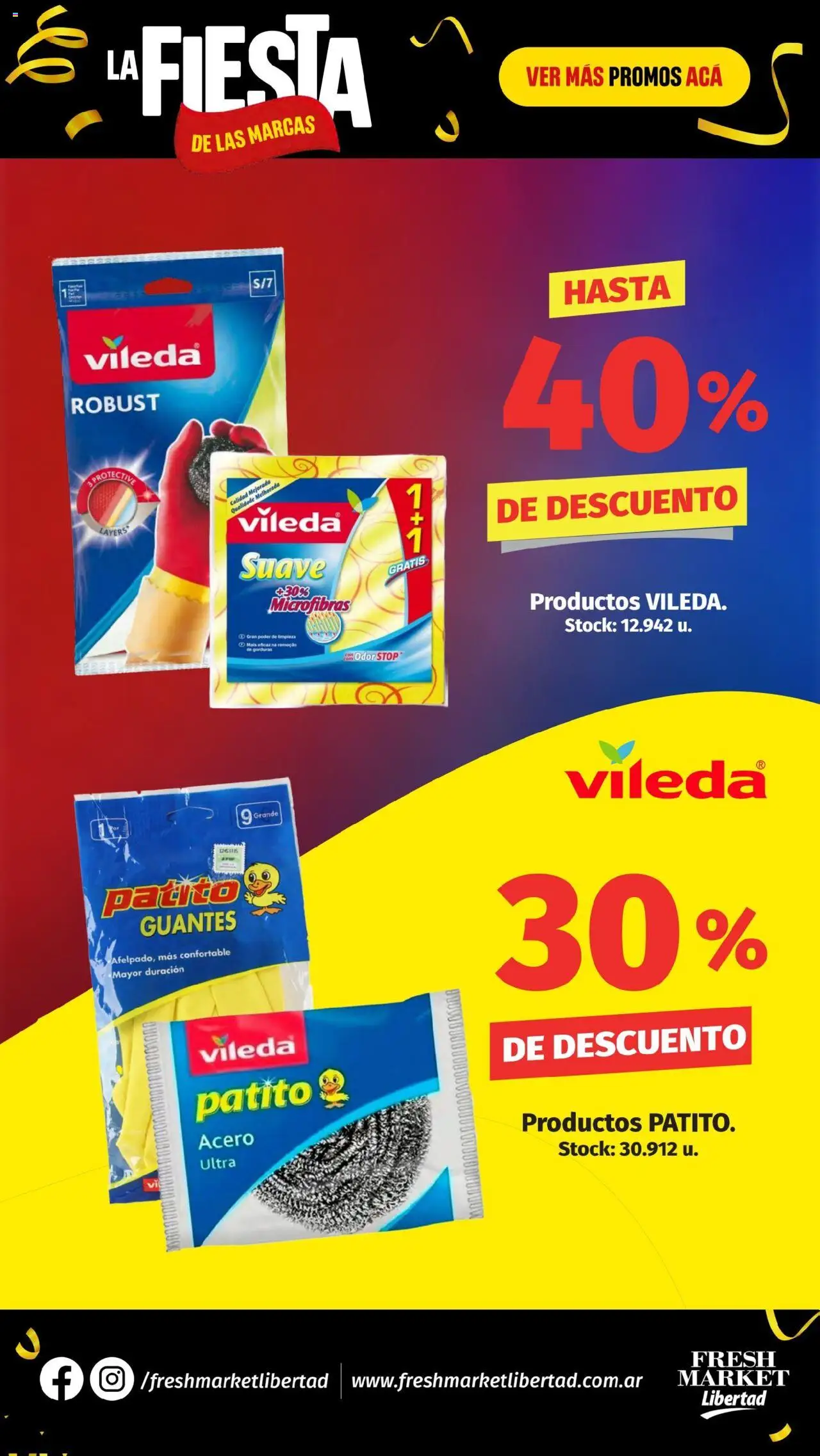 Hipermercado Libertad - La Fiesta  - Fresh │ válido desde el 26.06.2025 | Página: 33 | Productos: Guantes