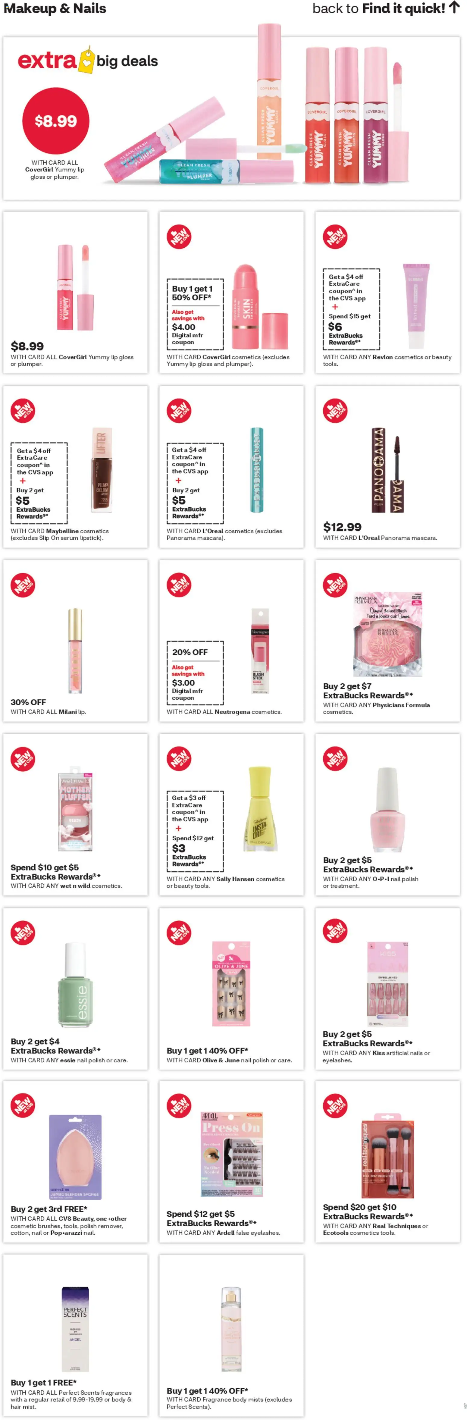 CVS Pharmacy Weekly Ad - WA - valid from 29.03.2026 | Page: 10 | Products: Blush, Nail polish, Blender, Sponge