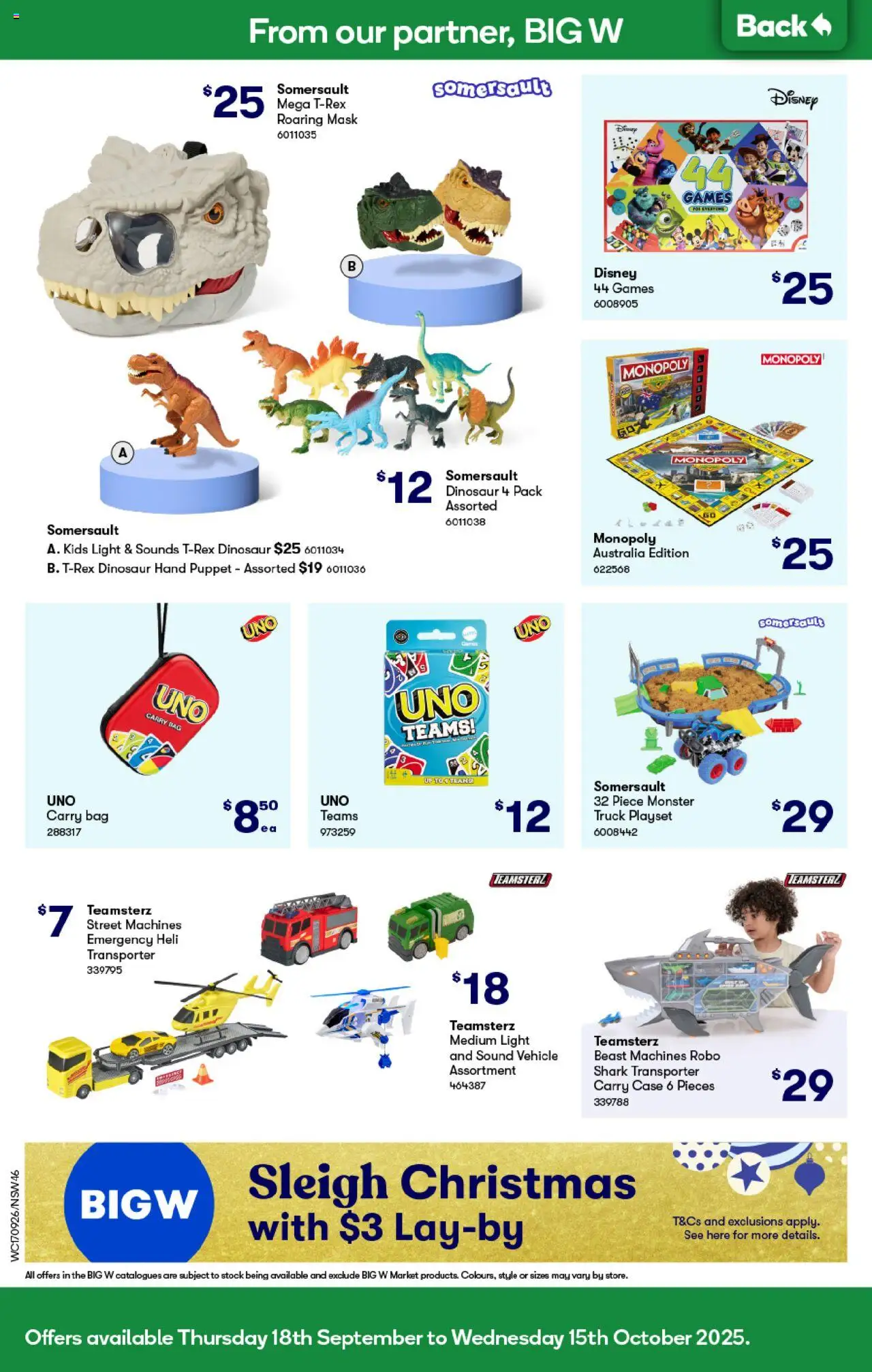 Woolworths catalogue - valid from 17.09.2025 | Page: 44 | Products: Light, Mask, Case, Bag