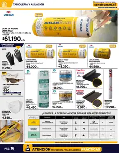 Construmart ofertas  │ válido desde el 01.08.2025 | Página: 16 | Productos: Térmica, Membrana, Guante, Termo