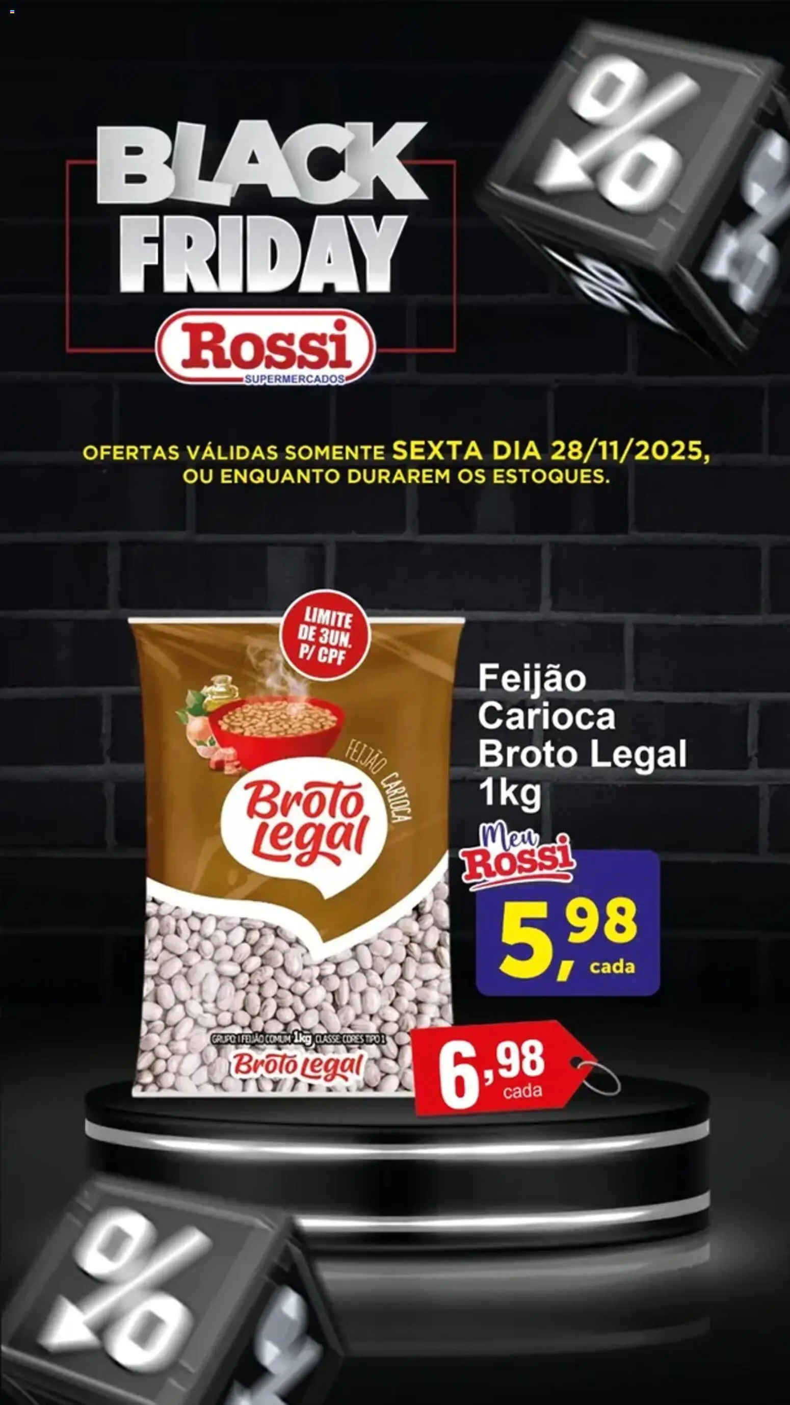 Rossi Supermercados Folheto - válido de 28.11.2025 | Página: 8 | Produtos: Feijão