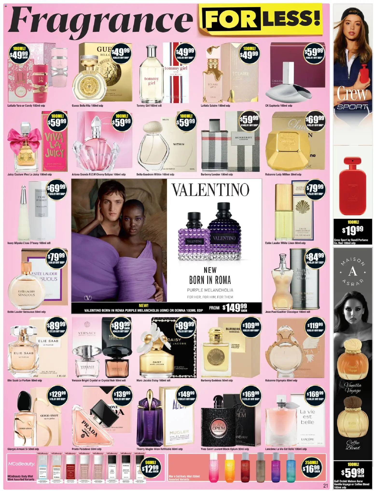 Chemist Warehouse catalogue - valid from 26.03.2026 | Page: 21 | Products: Perfume, Fragrance, Eau de toilette, Coffee