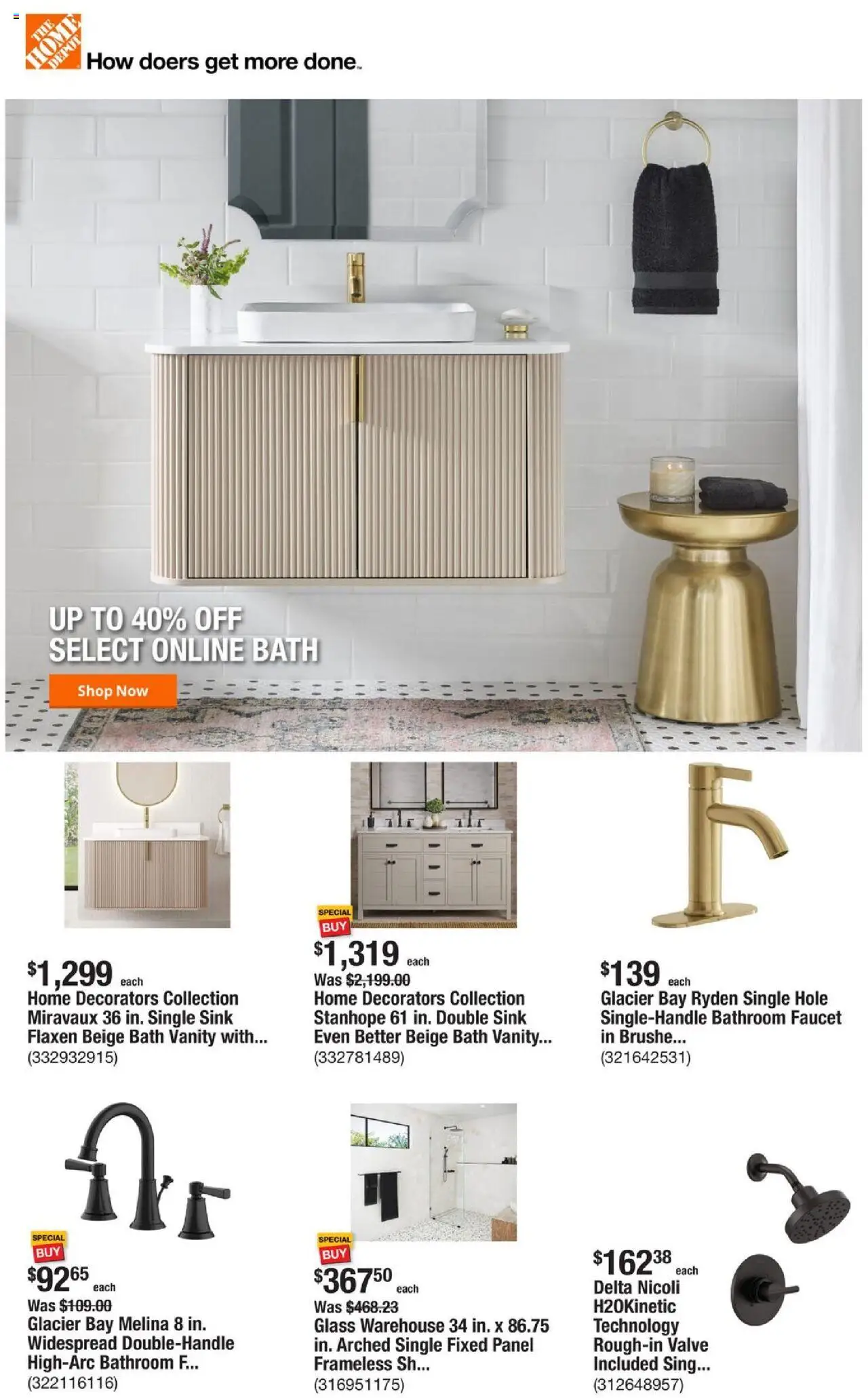 Home Depot Weekly Ad - FL - valid from 16.10.2025 | Page: 1 | Products: Bath