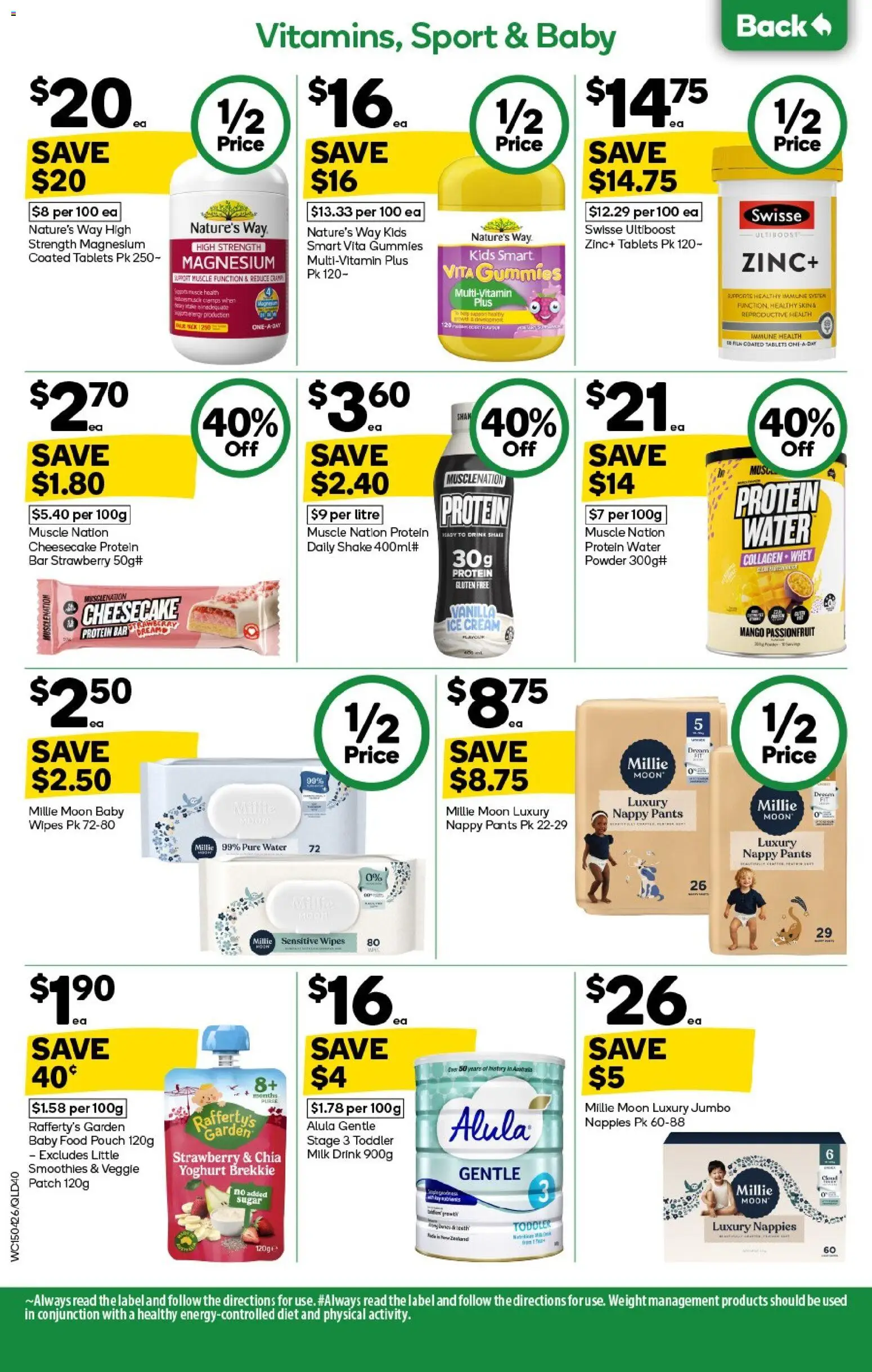 Woolworths catalogue - valid from 15.04.2026 | Page: 40 | Products: Ice cream, Water, Mango, Tablets
