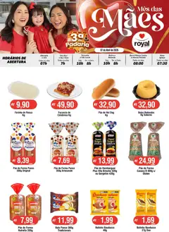 Royal Supermercados ofertas Terça da Padaria - Pré-Visualização do folheto da loja Royal Supermercados, válido de 07.04.2026