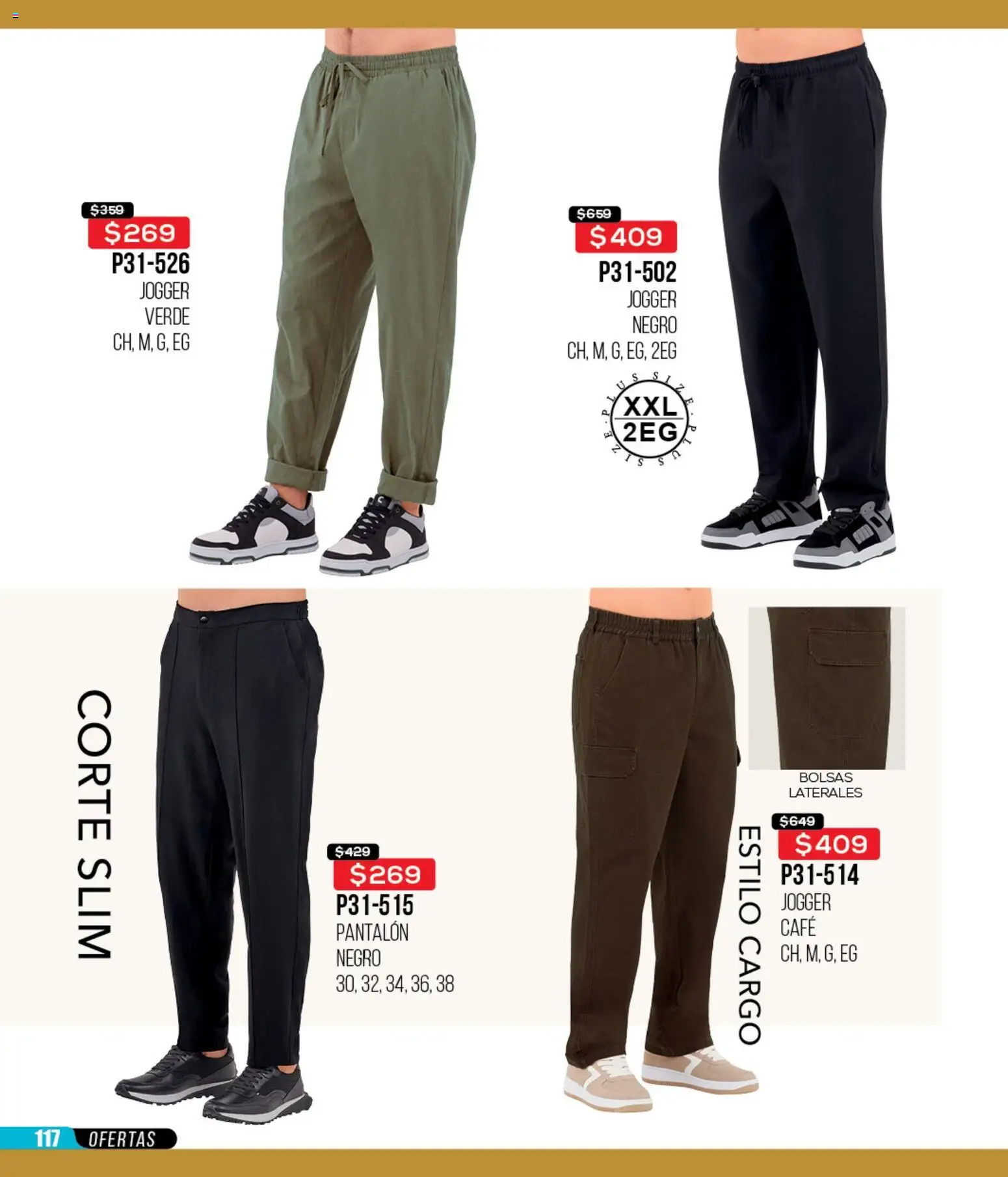 Nuevas ofertas de Cklass válidas en toda la República Mexicana desde el 12.01.2026. ¡Encuentra las mejores ofertas en Cklass catálogo Mega Ofertas Ropa! | Página: 118 | Productos: Café