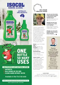 Preview of Coles Autumn 2026 - valid from 07.04.2026 | Page: 60 | Products: Lotion, Water, Multipurpose, Rubbing alcohol