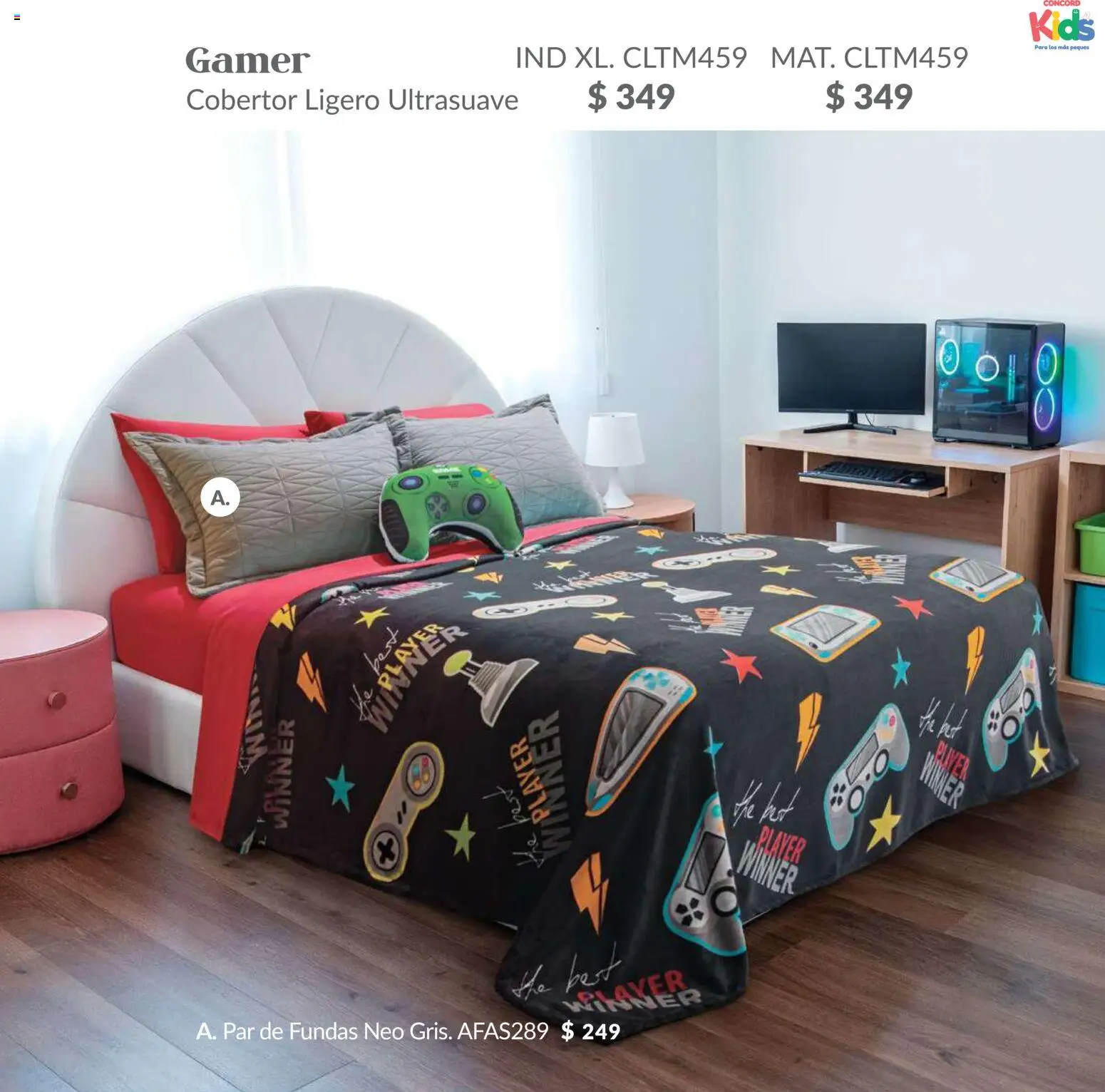 Nuevas ofertas de Colchas Concord válidas en toda la República Mexicana desde el 01.02.2026. ¡Encuentra las mejores ofertas en Colchas Concord catálogo Kids! | Página: 86 | Productos: Cobertor