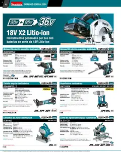 Vista previa de Makita - Catálogo, nuevo folleto de la tienda, válido en México a partir del 04.09.2025 | Página: 42