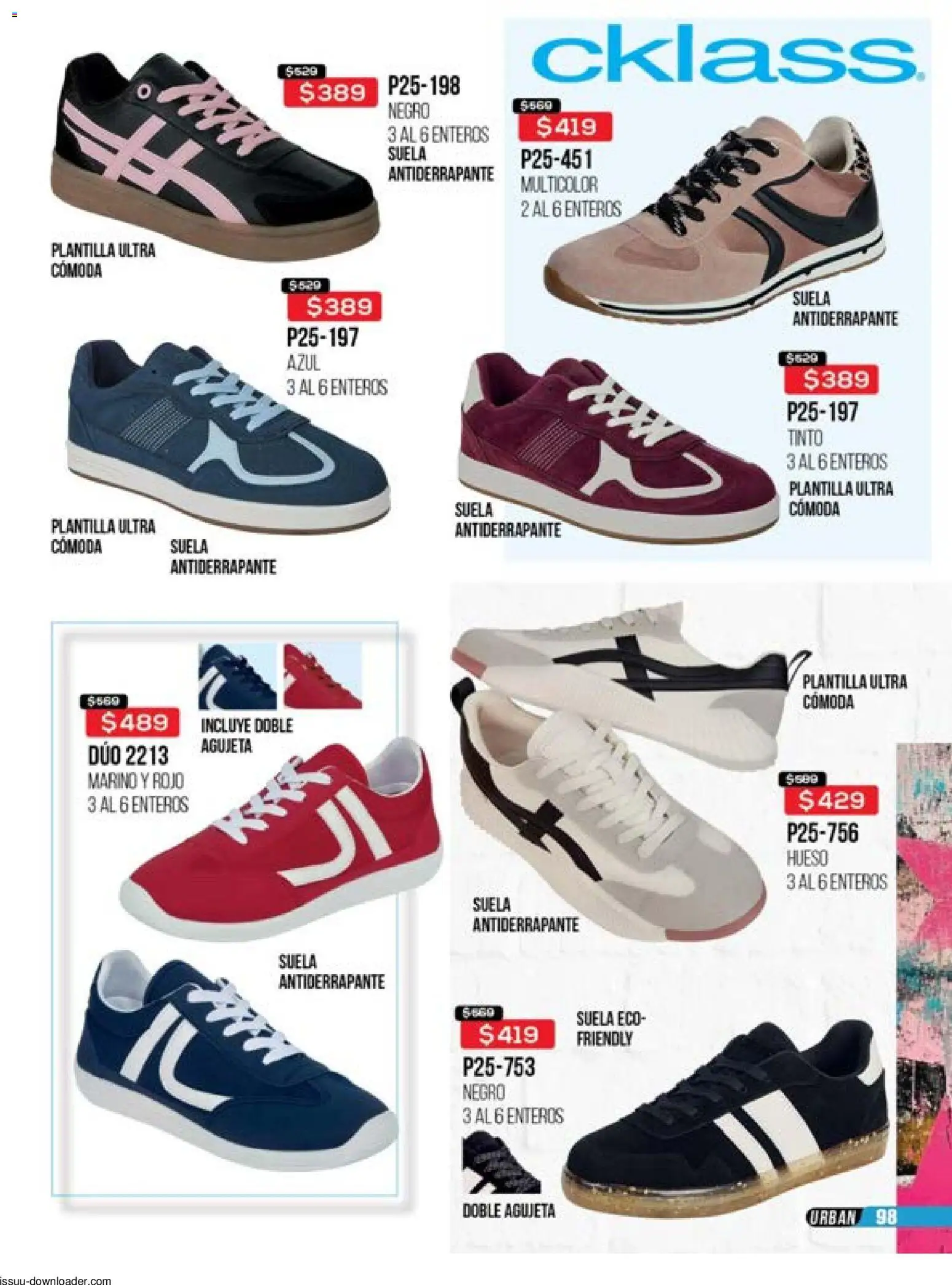 Nuevas ofertas de Cklass válidas en toda la República Mexicana desde el 31.10.2025. ¡Encuentra las mejores ofertas en Cklass catálogo Súper Rebajas Calzado! | Página: 99