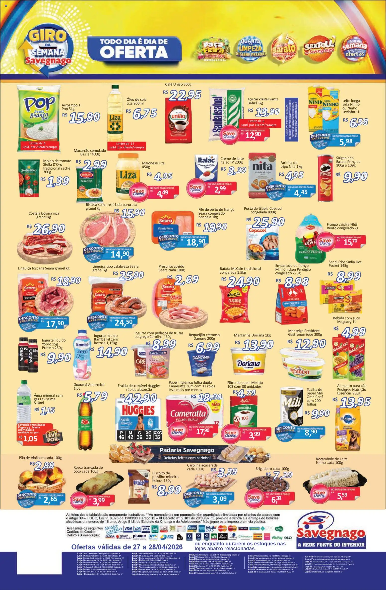 Savegnago Folheto - válido de 27.04.2026 | Página: 2 | Produtos: Coco, Leite, Óleo, Bandeja