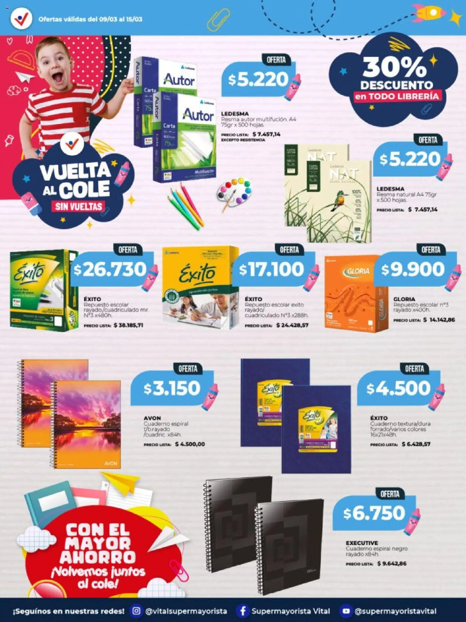 Vital - Vuelta al cole │ válido desde el 09.03.2026 | Página: 3 | Productos: Cuaderno