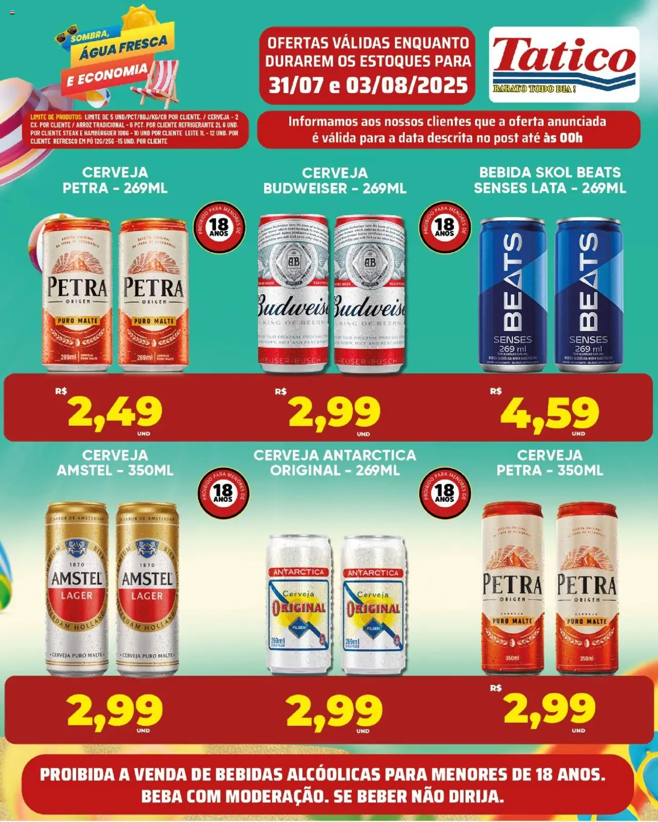 Tatico Folheto - válido de 31.07.2025 | Página: 5 | Produtos: Pó, Refresco, Arroz, Hambúrguer