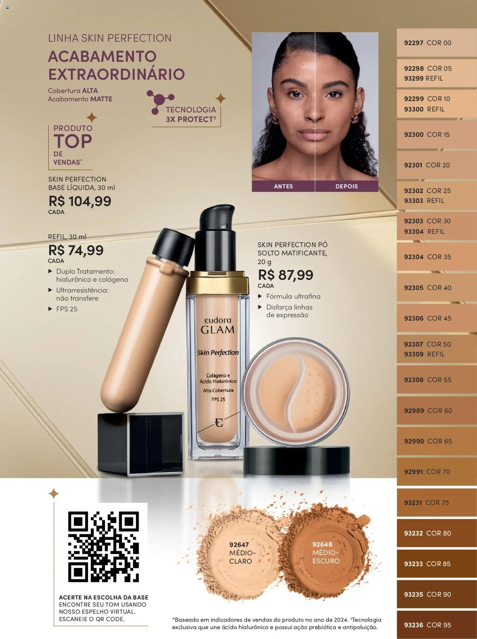 Eudora Folheto - válido de 26.01.2026 | Página: 7 | Produtos: Colágeno, Pó, Espelho, Base