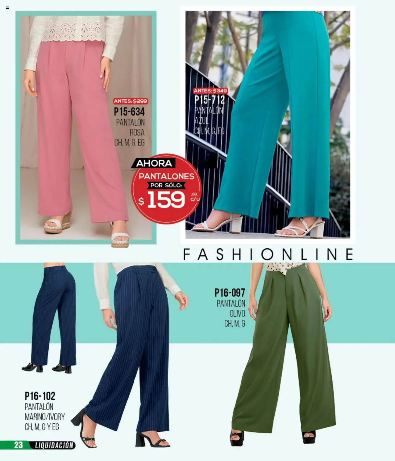 Nuevas ofertas de Cklass válidas en toda la República Mexicana desde el 22.09.2025. ¡Encuentra las mejores ofertas en Cklass - Catálogo Liquidación Ropa! | Página: 24 | Productos: Pantalones