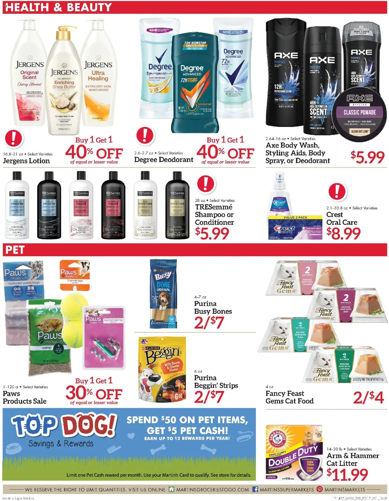 Martin’s - Next Ad - IN - valid from 14.12.2025 | Page: 17 | Products: Axe, Cat Litter, Butter, Deodorant