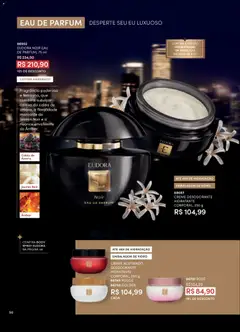 Eudora - Revista 17/2025 - Pré-Visualização do folheto da loja Eudora, válido de 10.11.2025 | Página: 50 | Produtos: Fragrância, Desodorante, Creme, Body