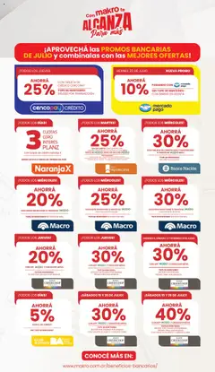 Makro ofertas │ válido desde el 24.07.2025 | Página: 3 | Productos: Movil, Banco, General, Té