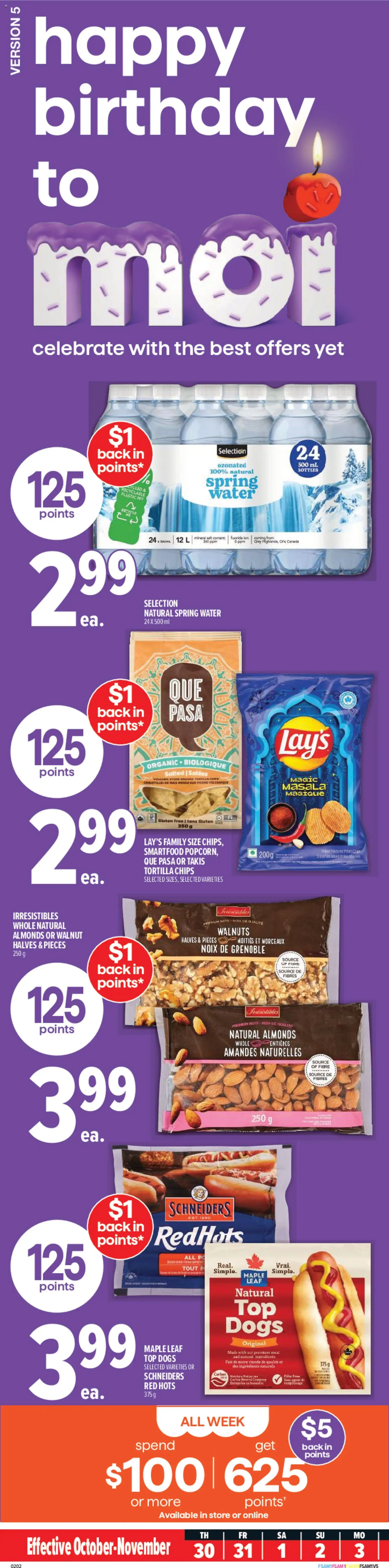 Metro flyer valid from 30.10.2025 | Page: 1 | Products: Chips, Nuts, PC