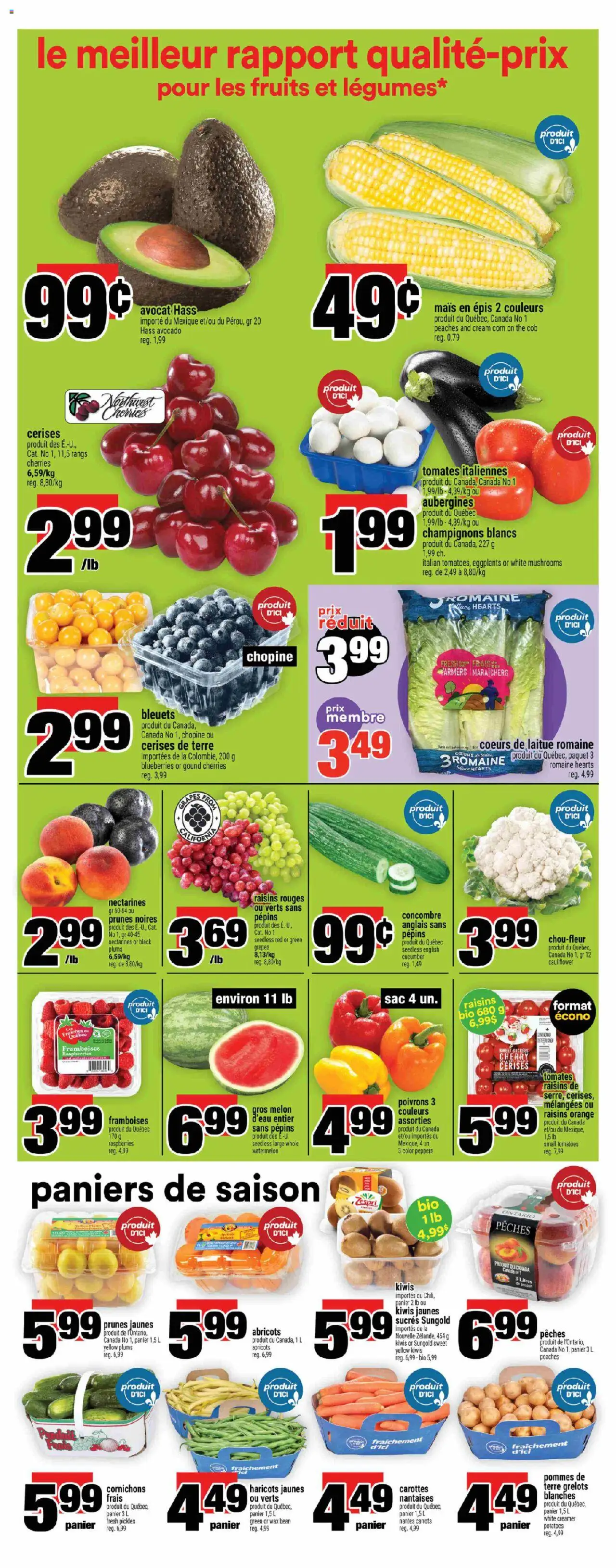 Super C flyer valid from 31.07.2025 | Page: 5 | Products: Cream, Potatoes