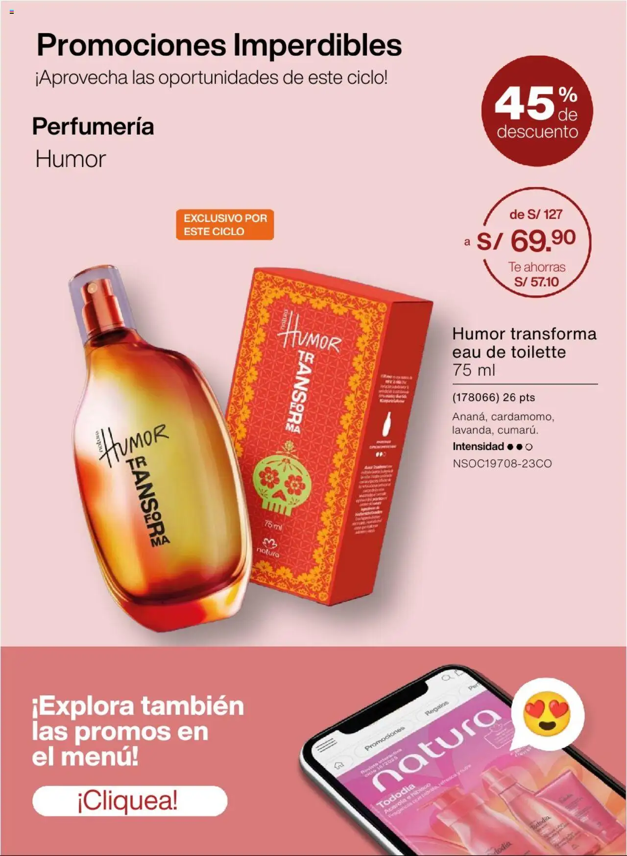 Catálogo Natura válido desde 12.10.2025 | Página: 8 | Productos: Té, EAU de Toilette