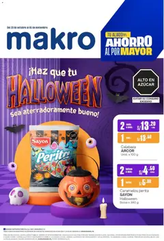 Vista previa de folleto Makro - Esp Halloween VIG#22 de la Makro válido desde 23.10.2025