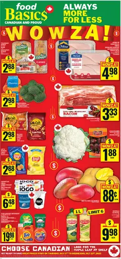 Preview of Food Basics weekly flyer / circulaire from shop Food Basics valid from 17.07.2025