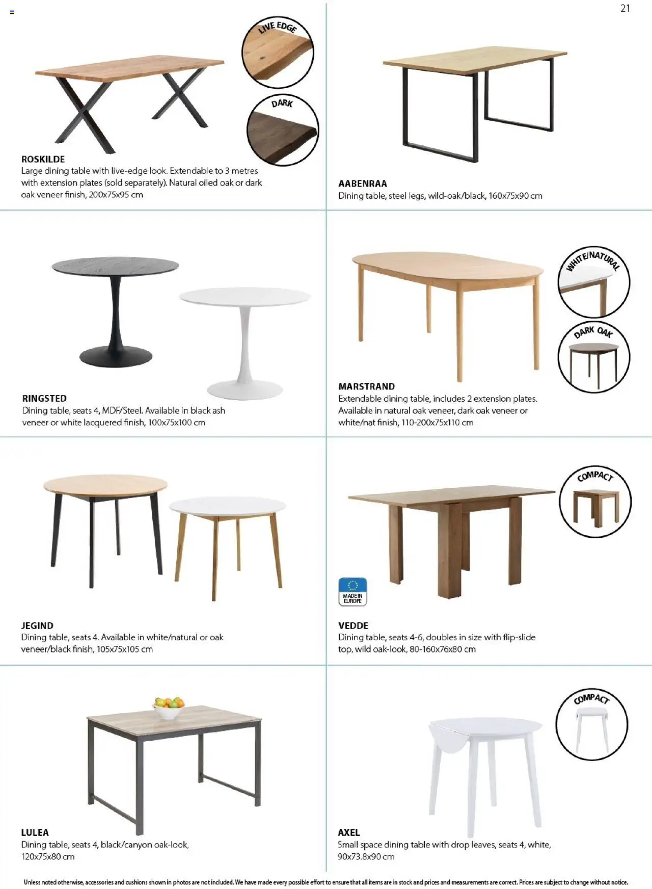 JYSK flyer valid from 14.08.2025 | Page: 21 | Products: Table