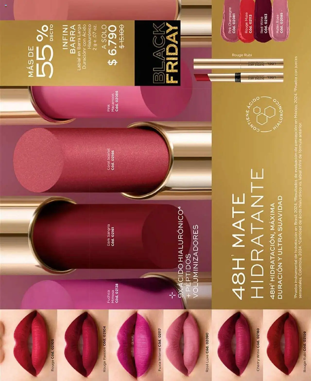 Catálogo L'Bel Campaña 16 │ válido desde el 24.09.2025 | Página: 37 | Productos: Mate, Labial