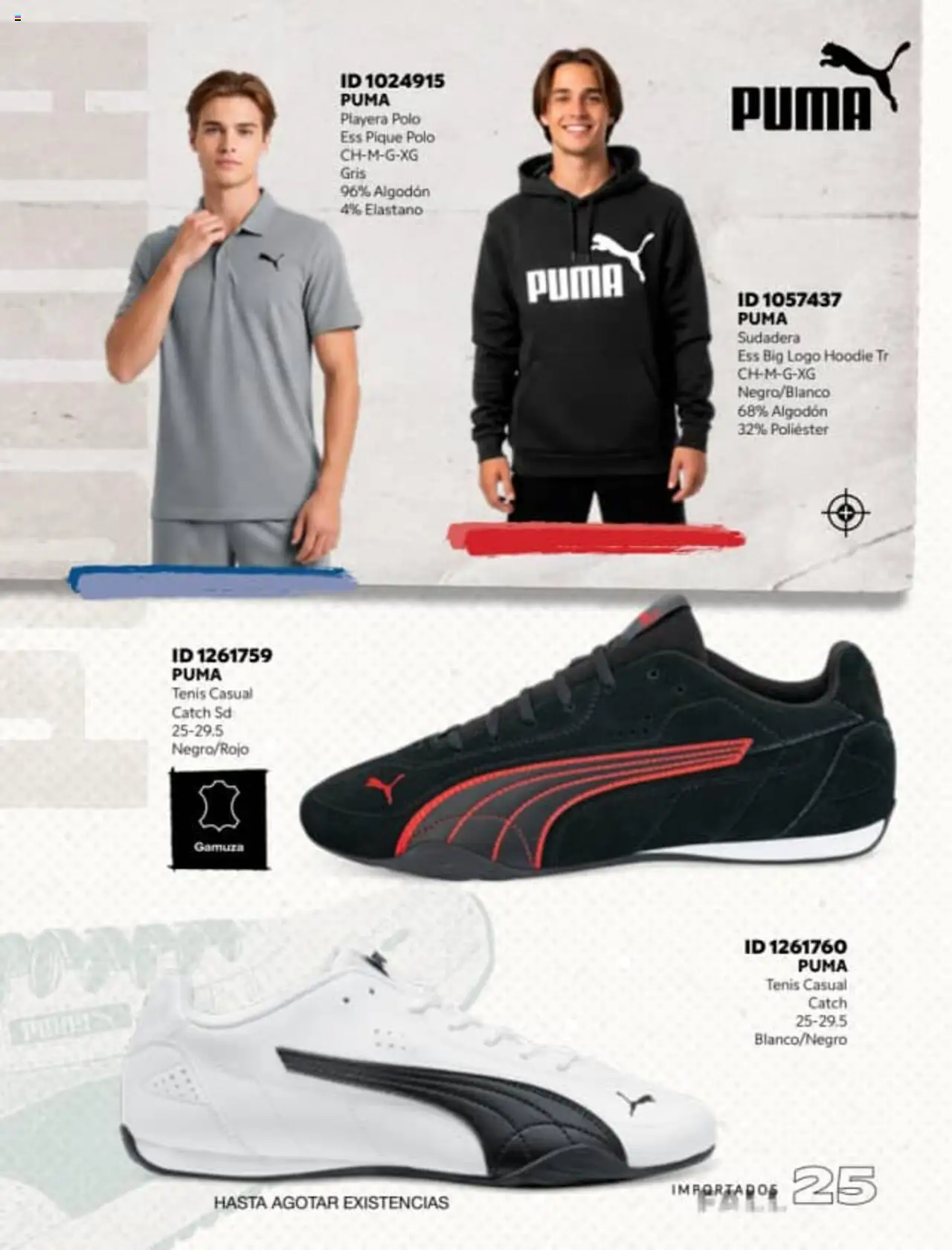 Nuevas ofertas de Price Shoes válidas en toda la República Mexicana desde el 18.08.2025. ¡Encuentra las mejores ofertas en Price Shoes - Catálogo Fall Importados! | Página: 25 | Productos: Tenis, Gamuza, Sudadera, Playera