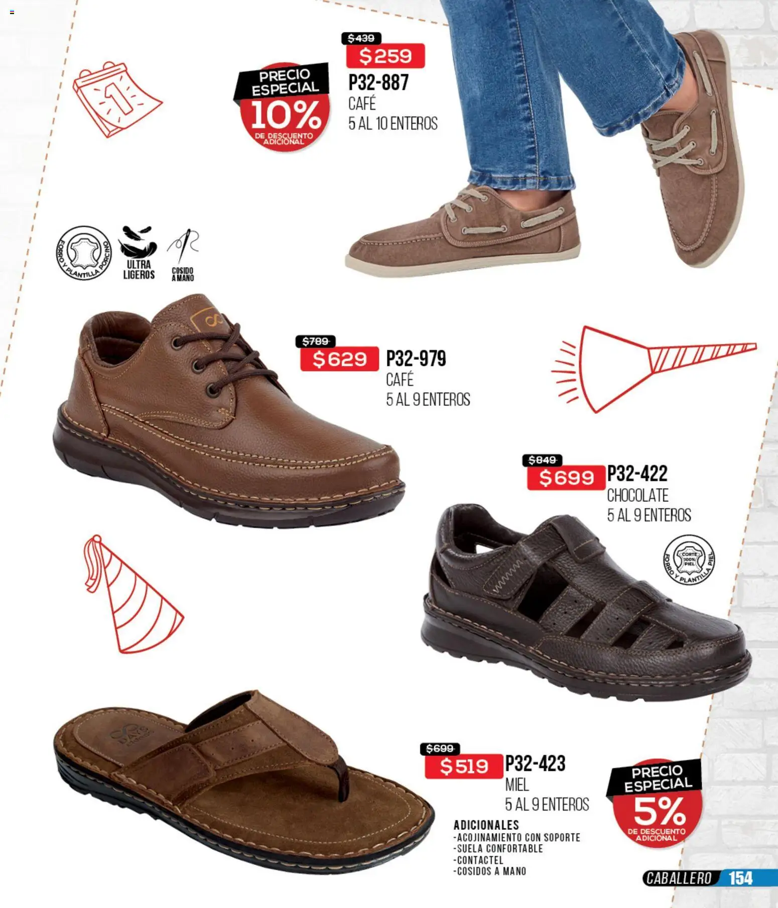 Nuevas ofertas de Cklass válidas en toda la República Mexicana desde el 02.01.2026. ¡Encuentra las mejores ofertas en Cklass catálogo Rebajas Inicio de Año Calzado! | Página: 155 | Productos: Café, Chocolate