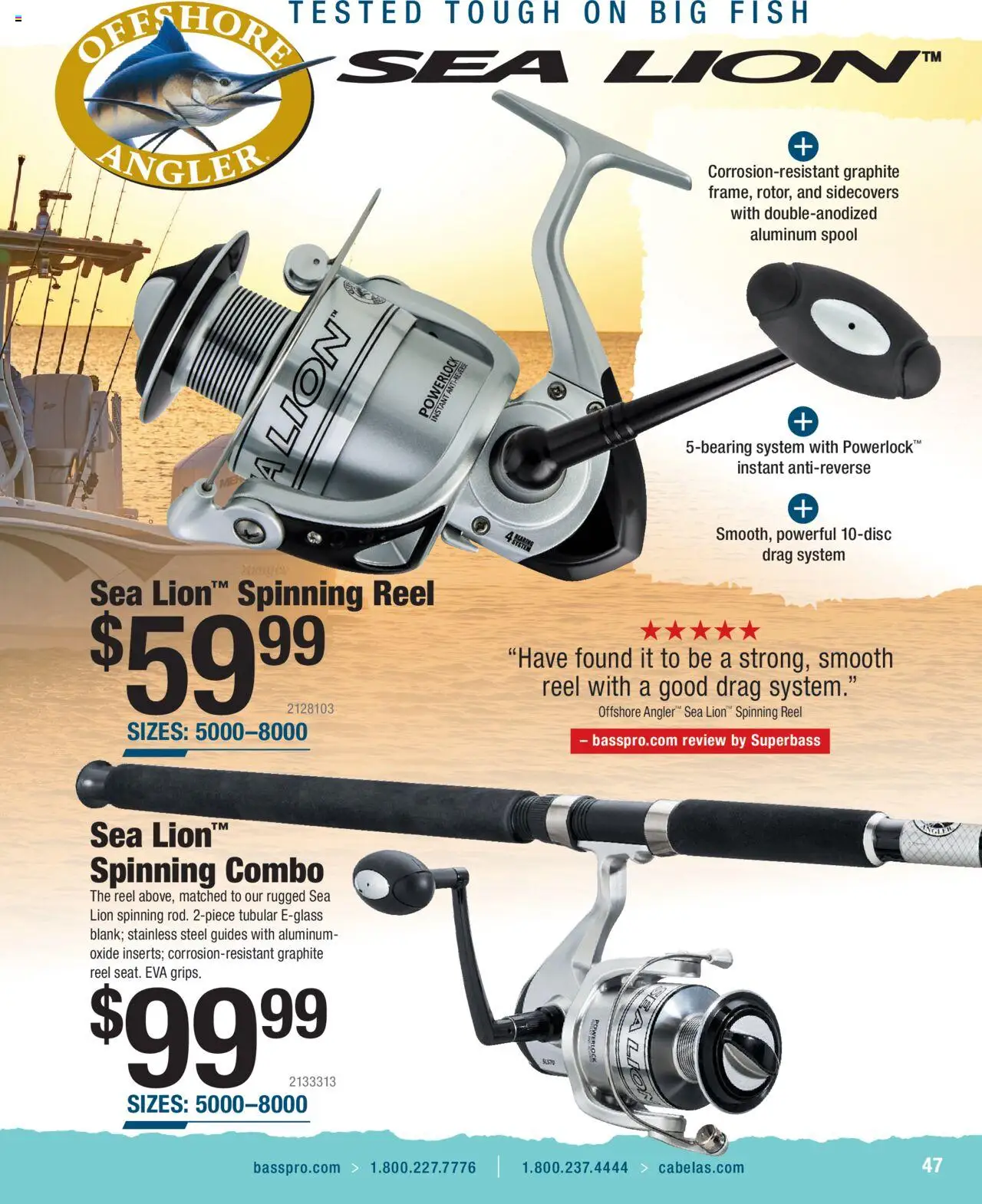 Cabela's Saltwater Specialist 25 - valid from 01.01.2025 | Page: 47 | Products: Fish