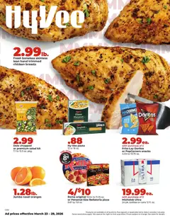 Preview of HyVee weekly ads valid from 23.03.2026