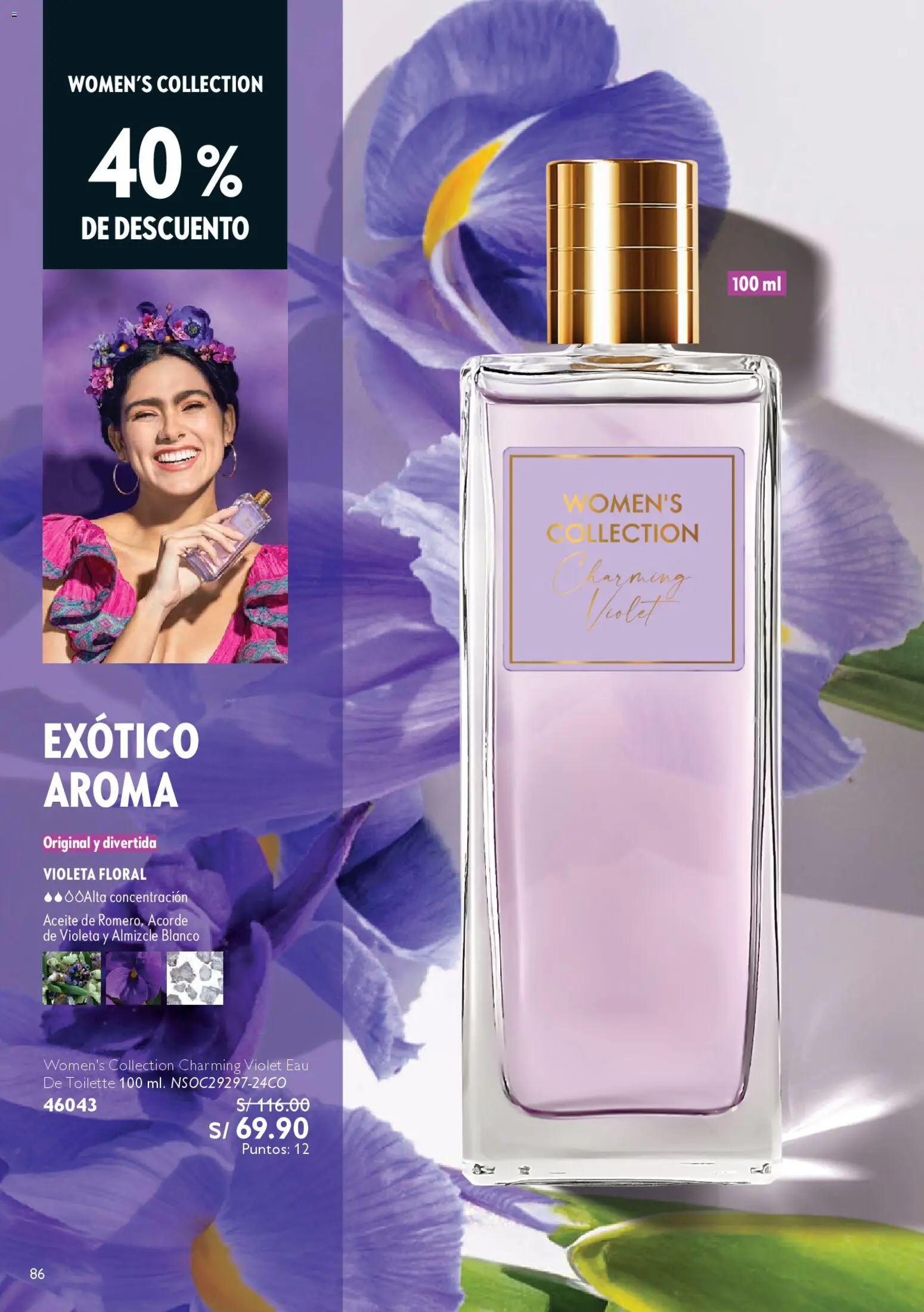 Catálogo Oriflame válido desde 27.12.2025 | Página: 86 | Productos: Aceite, EAU de Toilette