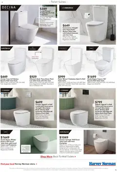 Preview of Harvey Norman - Elevate Your Bathroom - valid from 03.10.2025 | Page: 15 | Products: Toilet, Suite, Accessories, Bathroom