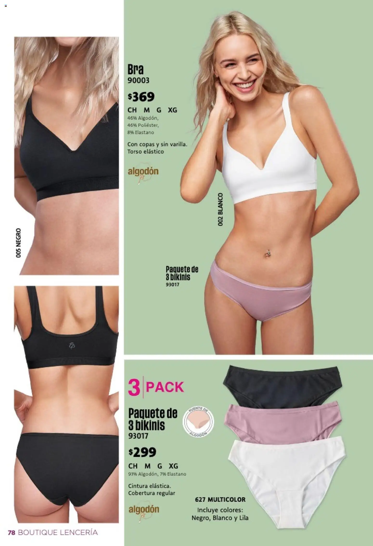 Nuevas ofertas de Ilusión válidas en toda la República Mexicana desde el 01.02.2026. ¡Encuentra las mejores ofertas en Ilusión catálogo Primavera! | Página: 80 | Productos: Algodón, Lenceria