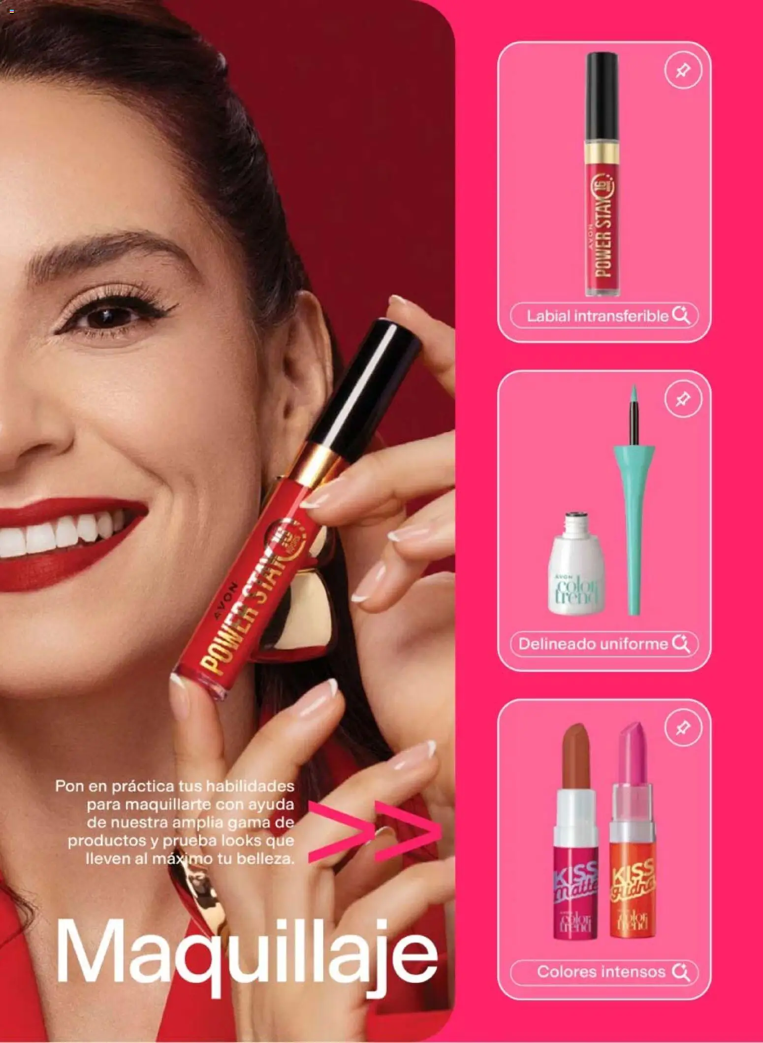 Nuevas ofertas de AVON válidas en toda la República Mexicana desde el 08.05.2026. ¡Encuentra las mejores ofertas en AVON campaña 8 2026! | Página: 71 | Productos: Maquillaje